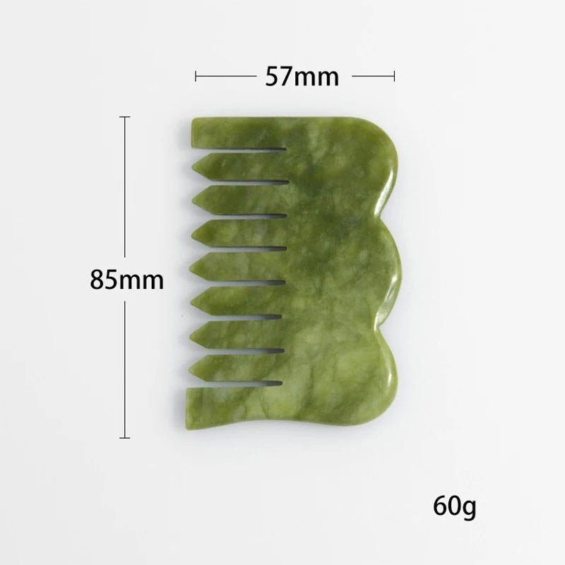 Jade Gua Sha Combs - PAEAN Therapy