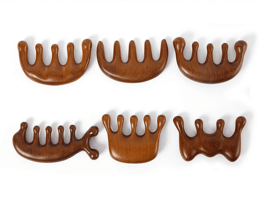 Sandalwood Gua Sha Scraping Comb - PAEAN Therapy