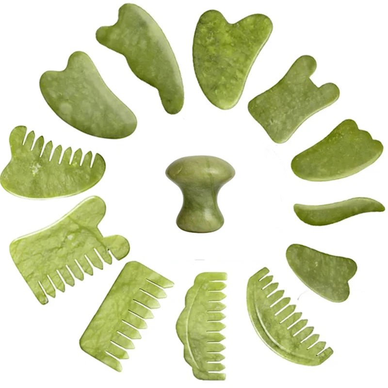 Jade Gua Sha Massager - PAEAN Therapy