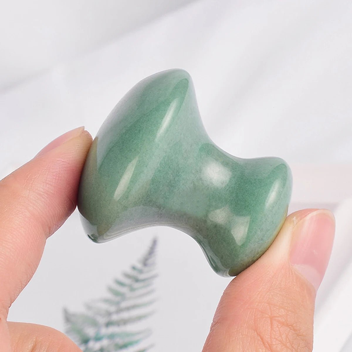 Jade Mushroom Gua Sha Massager - PAEAN Therapy