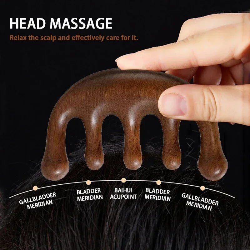 Sandalwood Massage Comb - PAEAN Therapy