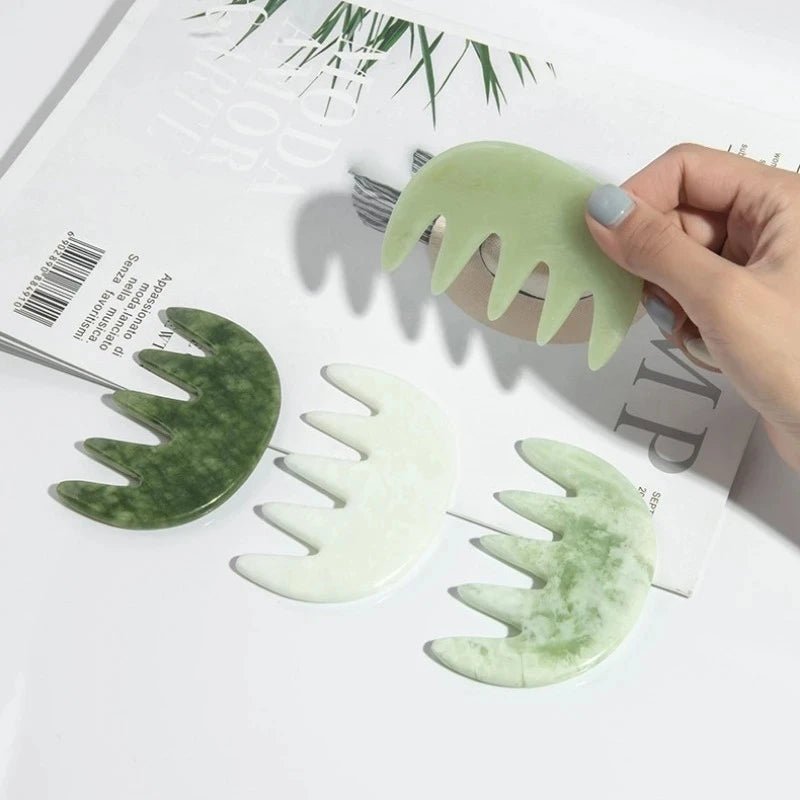 Jade Gua Sha Combs - PAEAN Therapy