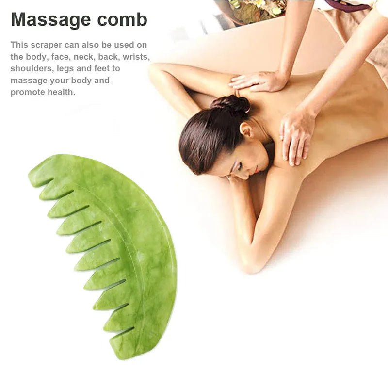 Jade Gua Sha Combs - PAEAN Therapy