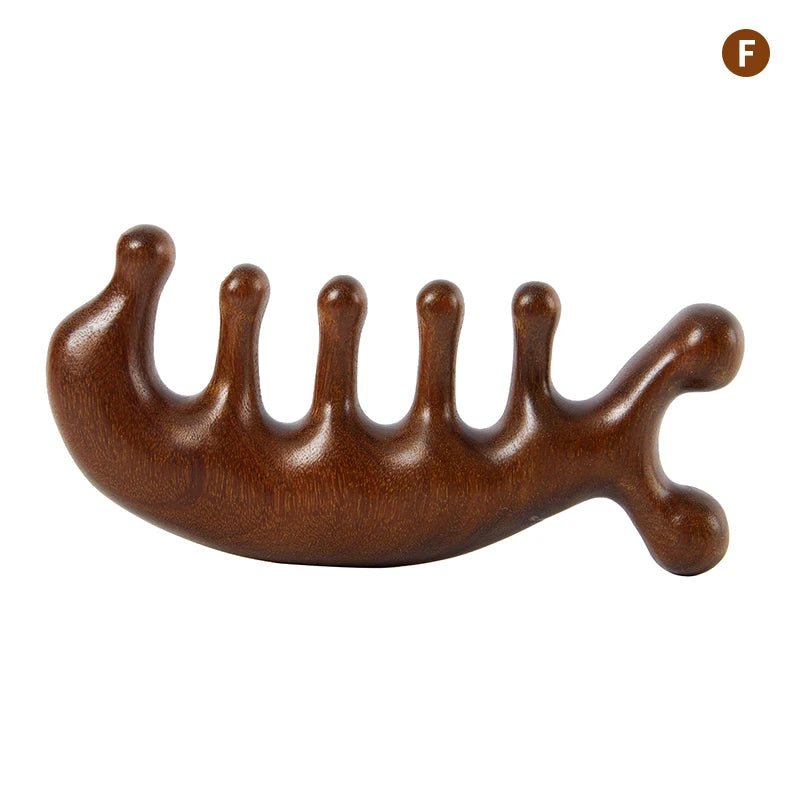 Sandalwood Gua Sha Scraping Comb - PAEAN Therapy