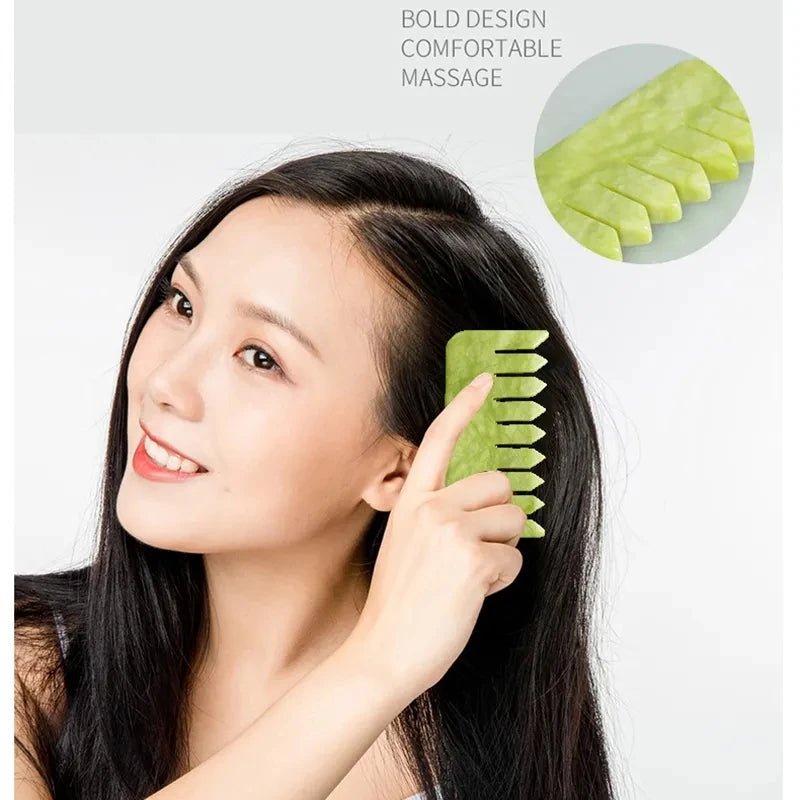 Jade Gua Sha Combs - PAEAN Therapy