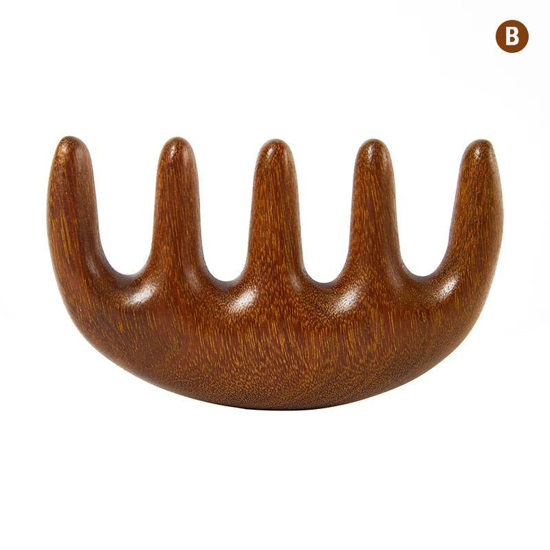 Sandalwood Gua Sha Scraping Comb - PAEAN Therapy