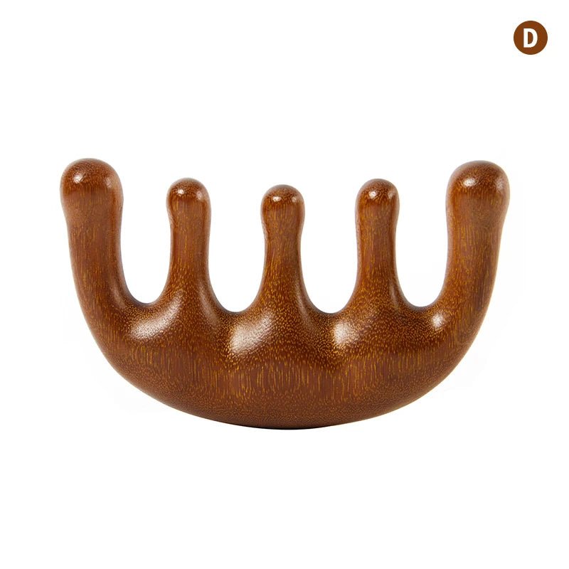 Sandalwood Gua Sha Scraping Comb - PAEAN Therapy