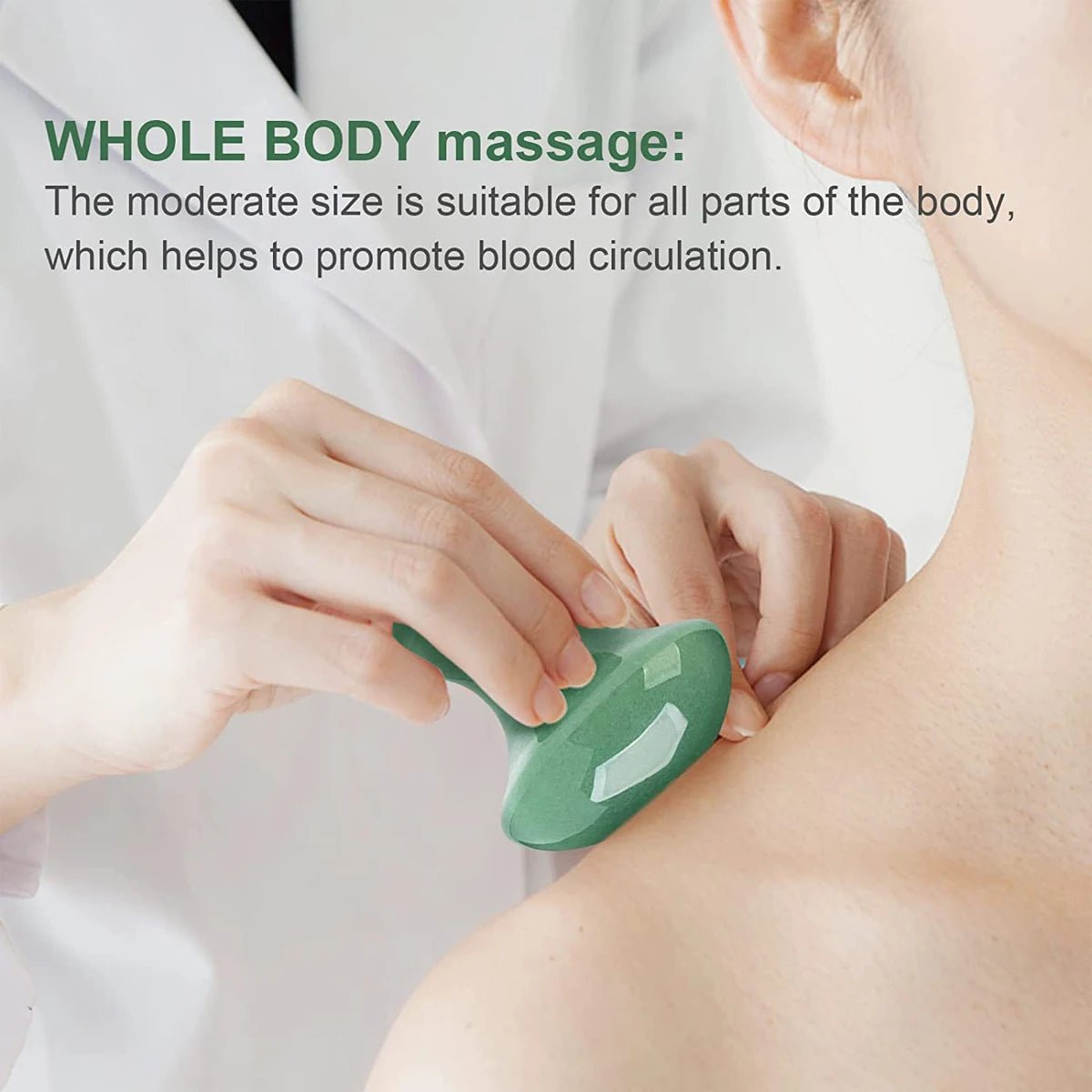 Jade Mushroom Gua Sha Massager - PAEAN Therapy