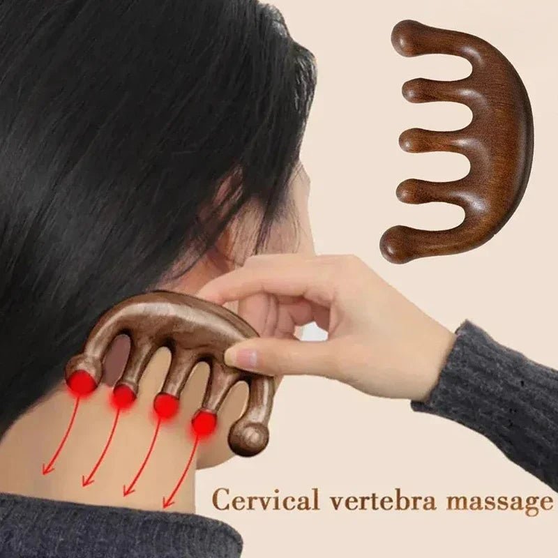 Sandalwood Massage Comb - PAEAN Therapy