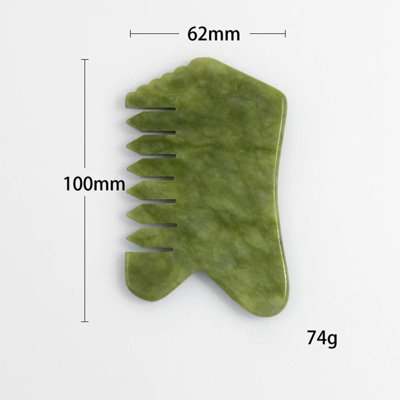 Jade Gua Sha Combs - PAEAN Therapy